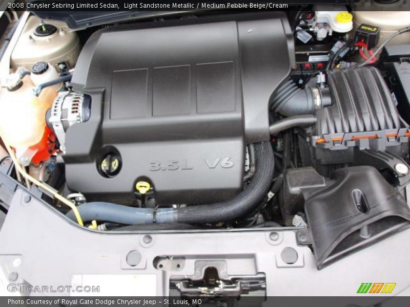  2008 Sebring Limited Sedan Engine - 3.5 Liter SOHC 24-Valve V6