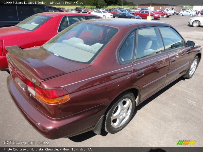 Winestone Pearl / Gray 1999 Subaru Legacy L Sedan