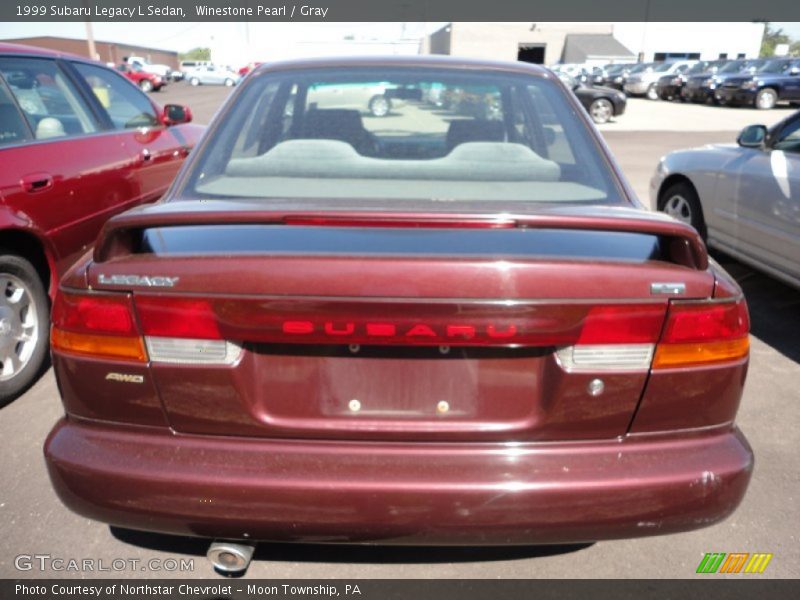 Winestone Pearl / Gray 1999 Subaru Legacy L Sedan
