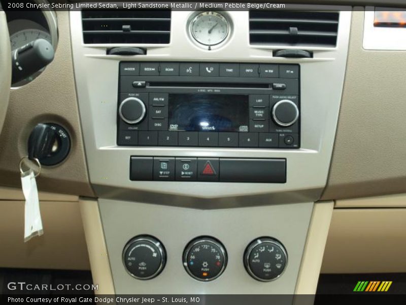 Controls of 2008 Sebring Limited Sedan