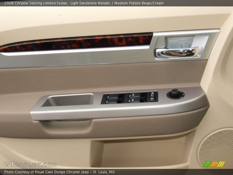 Light Sandstone Metallic / Medium Pebble Beige/Cream 2008 Chrysler Sebring Limited Sedan