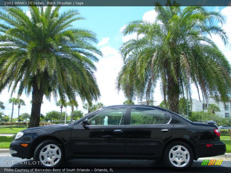 Black Obsidian / Sage 2001 Infiniti I 30 Sedan