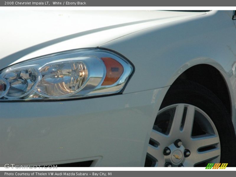 White / Ebony Black 2008 Chevrolet Impala LT