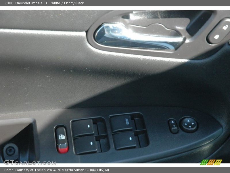 White / Ebony Black 2008 Chevrolet Impala LT
