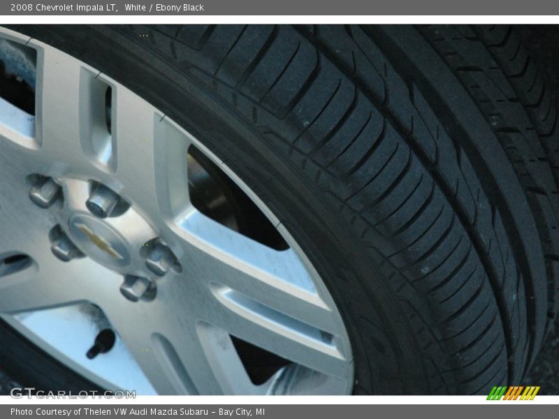White / Ebony Black 2008 Chevrolet Impala LT