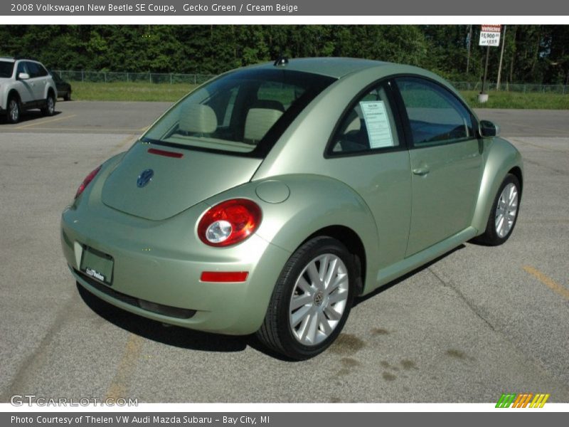 Gecko Green / Cream Beige 2008 Volkswagen New Beetle SE Coupe