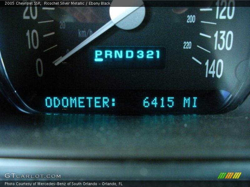Ricochet Silver Metallic / Ebony Black 2005 Chevrolet SSR