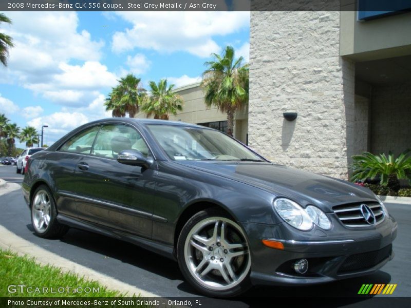 Front 3/4 View of 2008 CLK 550 Coupe