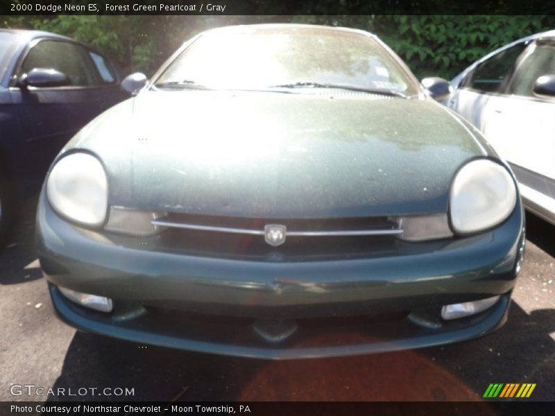 Forest Green Pearlcoat / Gray 2000 Dodge Neon ES