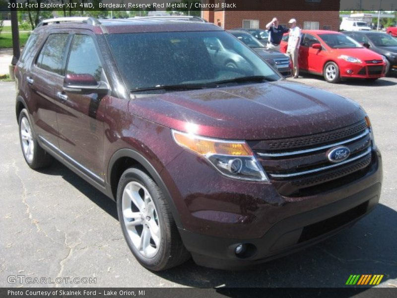 Bordeaux Reserve Red Metallic / Charcoal Black 2011 Ford Explorer XLT 4WD