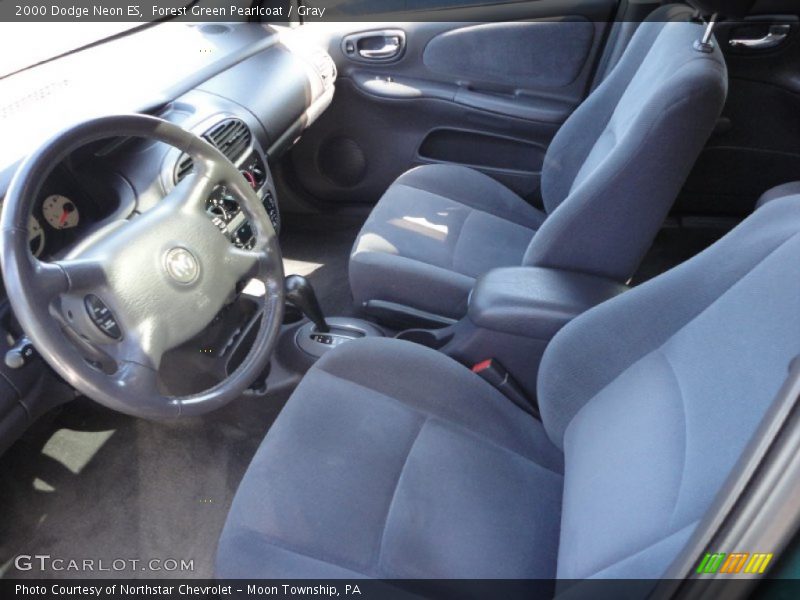 Forest Green Pearlcoat / Gray 2000 Dodge Neon ES