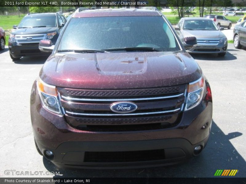 Bordeaux Reserve Red Metallic / Charcoal Black 2011 Ford Explorer XLT 4WD