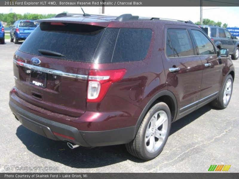 Bordeaux Reserve Red Metallic / Charcoal Black 2011 Ford Explorer XLT 4WD
