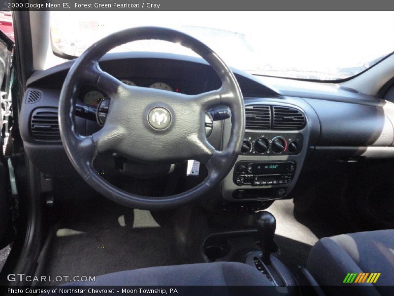 Forest Green Pearlcoat / Gray 2000 Dodge Neon ES