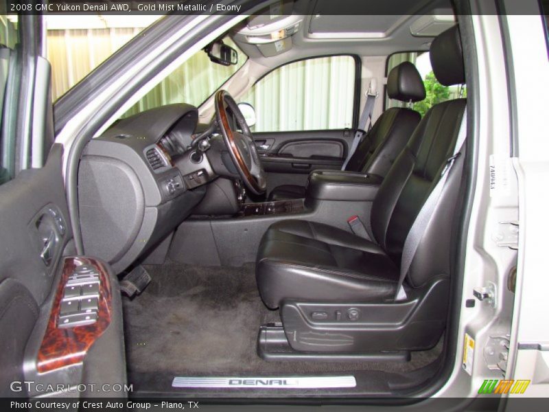 Gold Mist Metallic / Ebony 2008 GMC Yukon Denali AWD