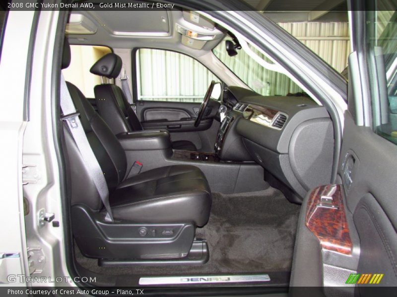 Gold Mist Metallic / Ebony 2008 GMC Yukon Denali AWD