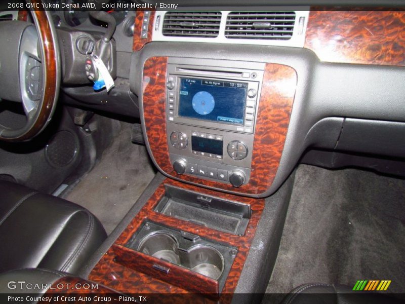 Gold Mist Metallic / Ebony 2008 GMC Yukon Denali AWD