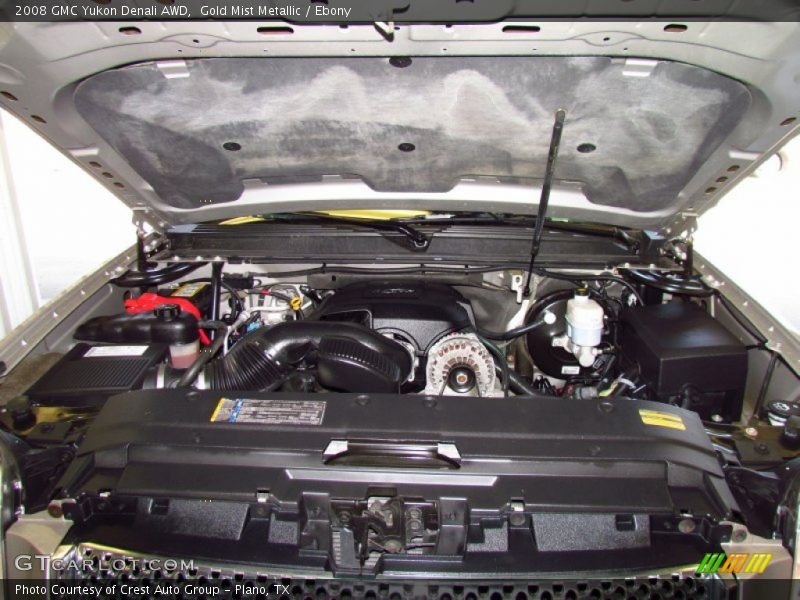 Gold Mist Metallic / Ebony 2008 GMC Yukon Denali AWD