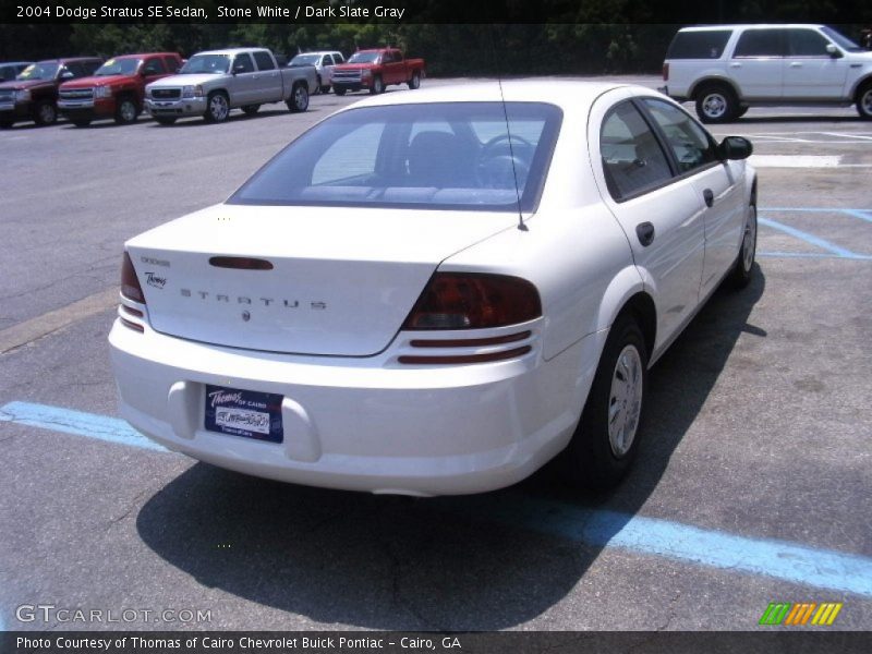 Stone White / Dark Slate Gray 2004 Dodge Stratus SE Sedan