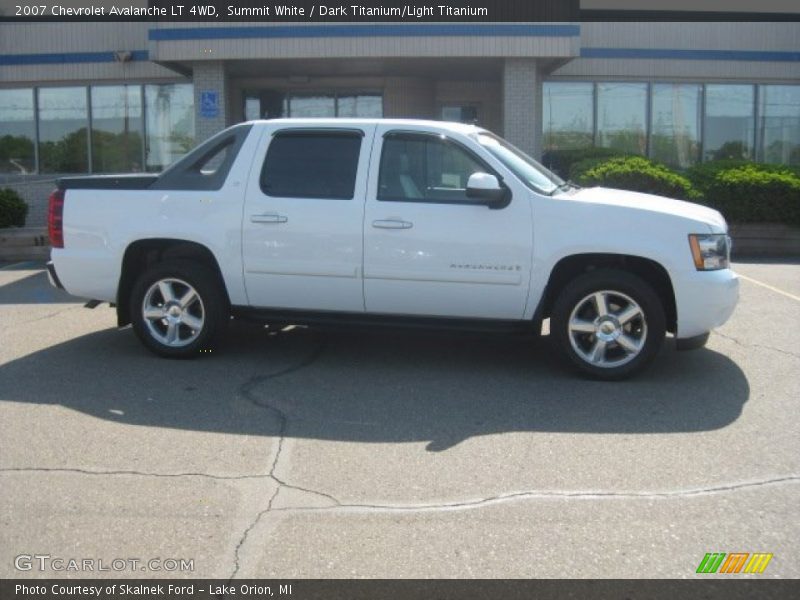 Summit White / Dark Titanium/Light Titanium 2007 Chevrolet Avalanche LT 4WD