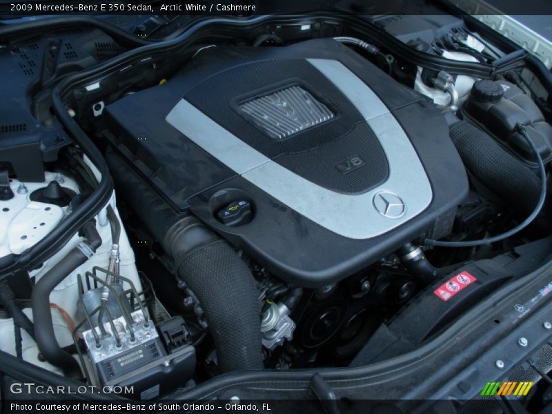 Arctic White / Cashmere 2009 Mercedes-Benz E 350 Sedan