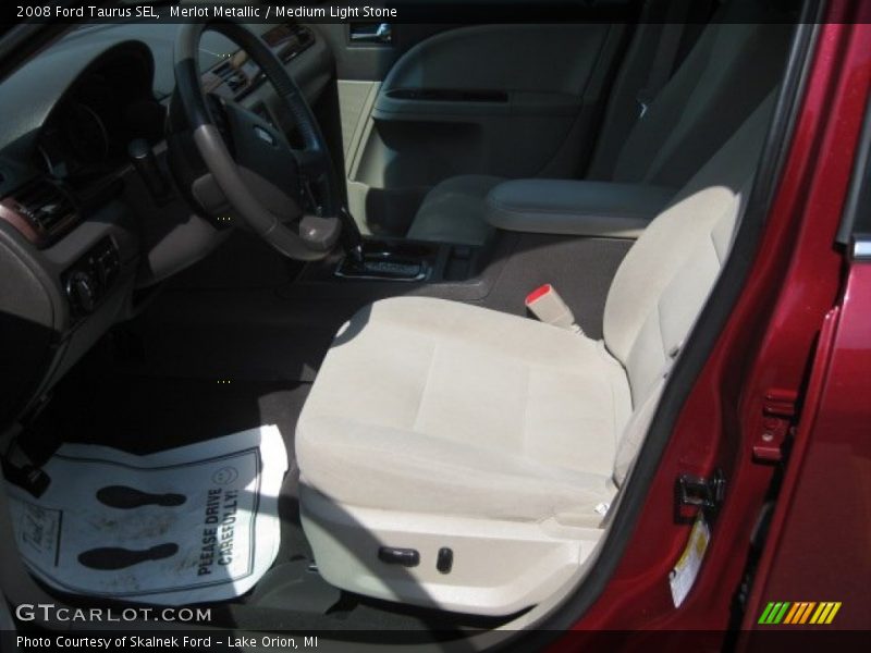 Merlot Metallic / Medium Light Stone 2008 Ford Taurus SEL