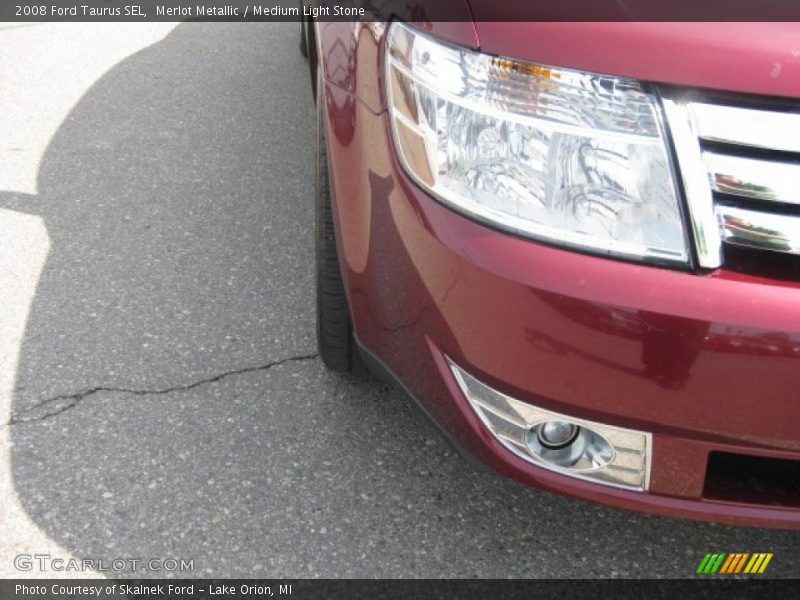 Merlot Metallic / Medium Light Stone 2008 Ford Taurus SEL