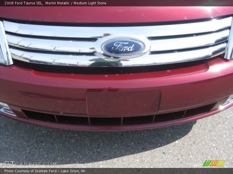 Merlot Metallic / Medium Light Stone 2008 Ford Taurus SEL