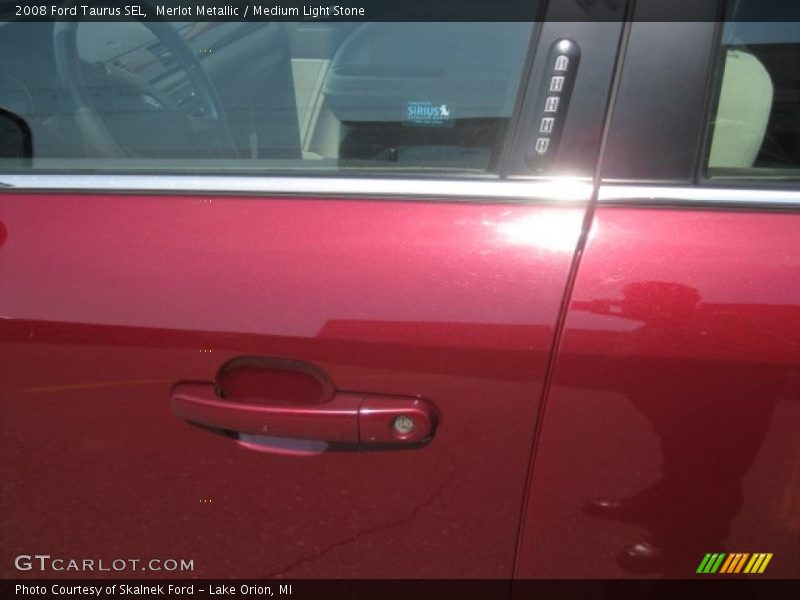 Merlot Metallic / Medium Light Stone 2008 Ford Taurus SEL