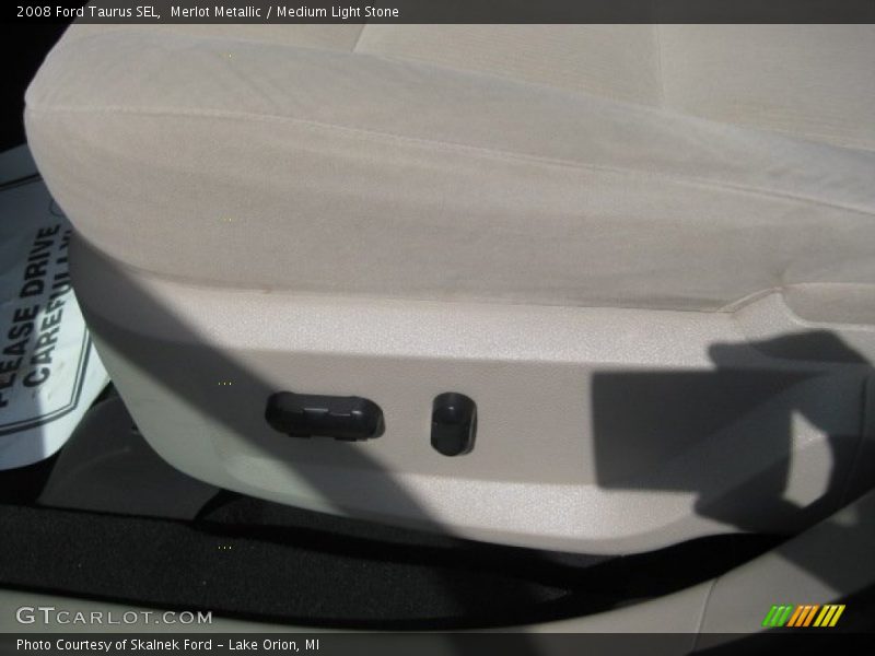 Merlot Metallic / Medium Light Stone 2008 Ford Taurus SEL