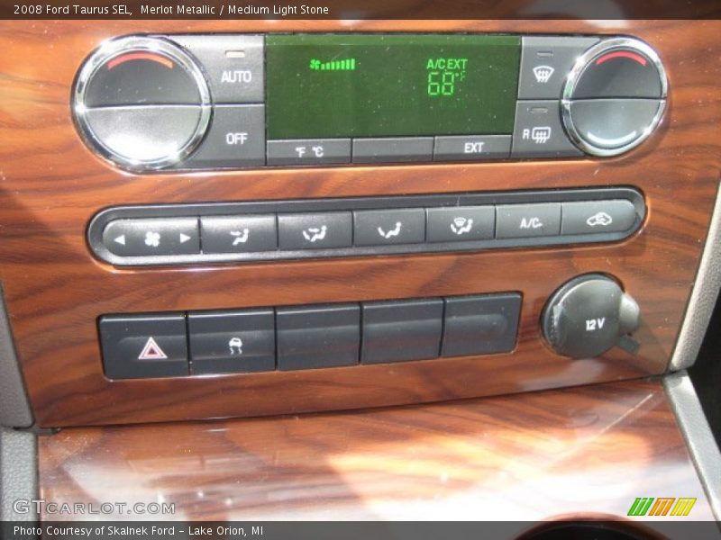 Merlot Metallic / Medium Light Stone 2008 Ford Taurus SEL