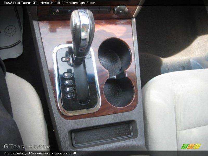 Merlot Metallic / Medium Light Stone 2008 Ford Taurus SEL