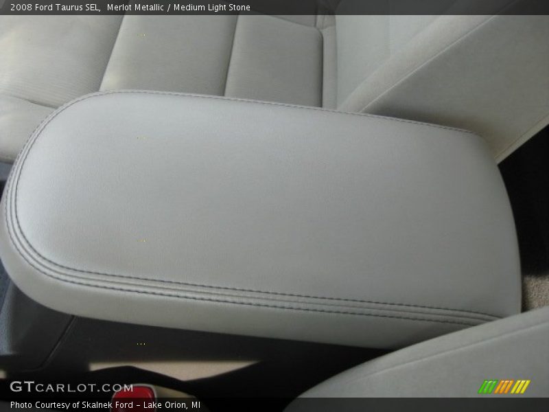 Merlot Metallic / Medium Light Stone 2008 Ford Taurus SEL