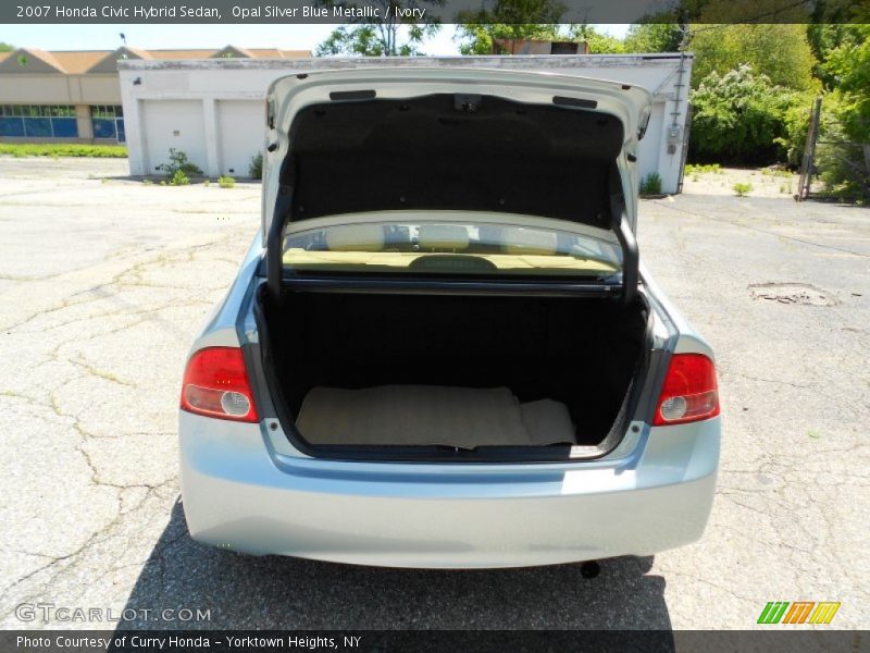 Opal Silver Blue Metallic / Ivory 2007 Honda Civic Hybrid Sedan