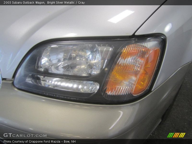 Bright Silver Metallic / Gray 2003 Subaru Outback Wagon