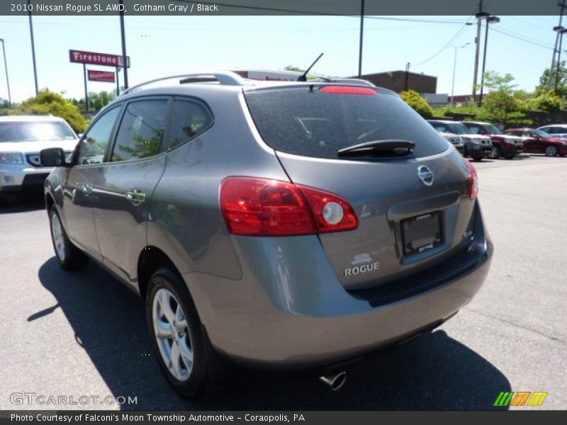 Gotham Gray / Black 2010 Nissan Rogue SL AWD