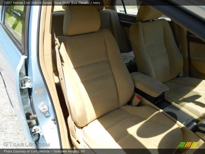 Opal Silver Blue Metallic / Ivory 2007 Honda Civic Hybrid Sedan