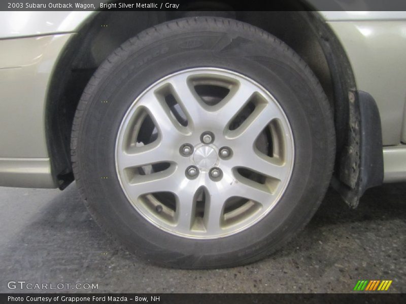 Bright Silver Metallic / Gray 2003 Subaru Outback Wagon