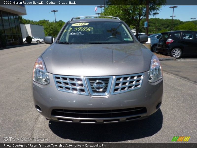 Gotham Gray / Black 2010 Nissan Rogue SL AWD