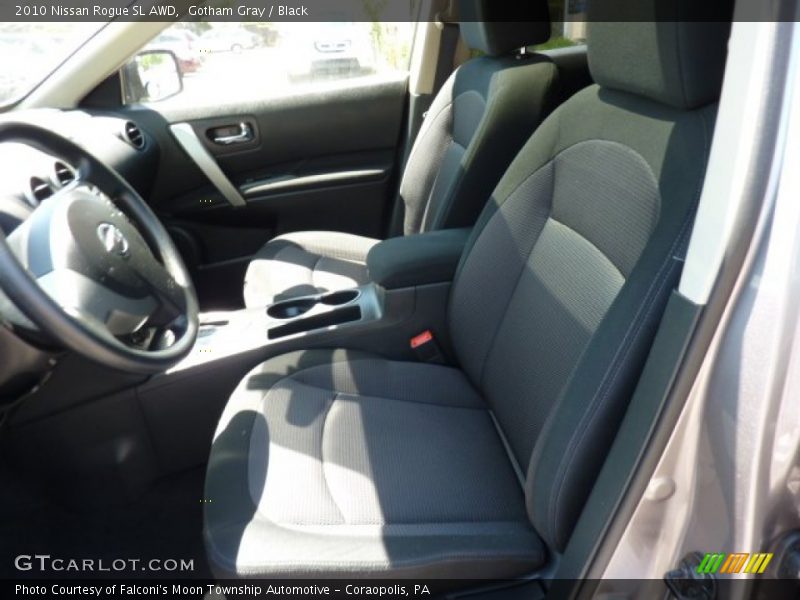 Gotham Gray / Black 2010 Nissan Rogue SL AWD