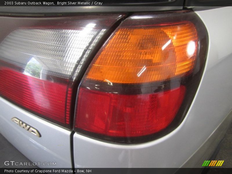 Bright Silver Metallic / Gray 2003 Subaru Outback Wagon