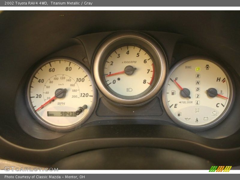 Titanium Metallic / Gray 2002 Toyota RAV4 4WD