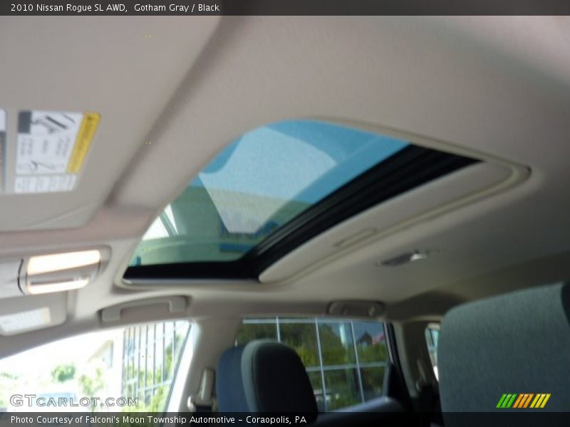 Gotham Gray / Black 2010 Nissan Rogue SL AWD