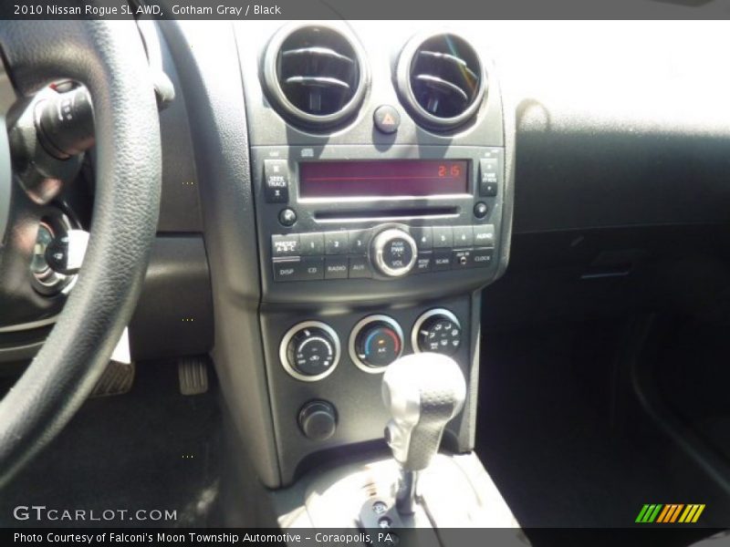 Gotham Gray / Black 2010 Nissan Rogue SL AWD