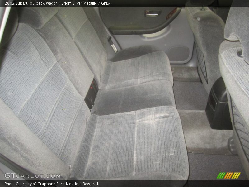 Bright Silver Metallic / Gray 2003 Subaru Outback Wagon