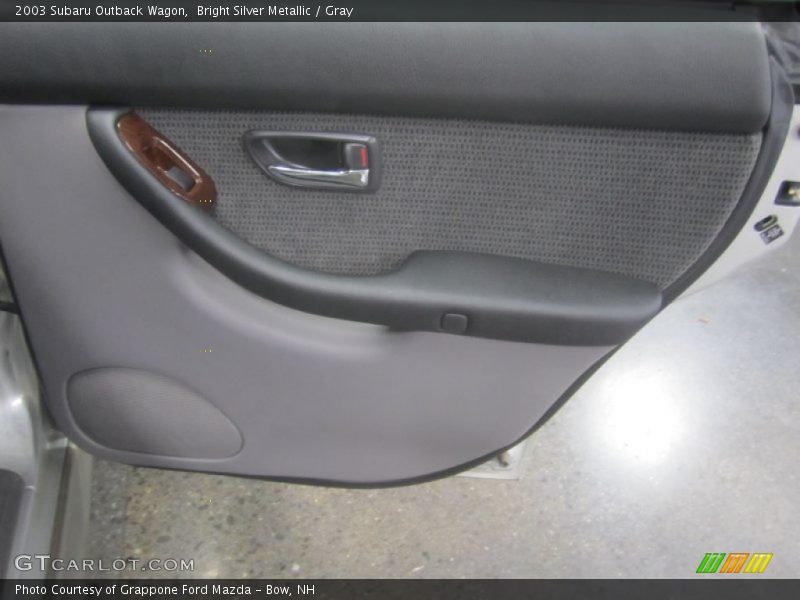 Bright Silver Metallic / Gray 2003 Subaru Outback Wagon