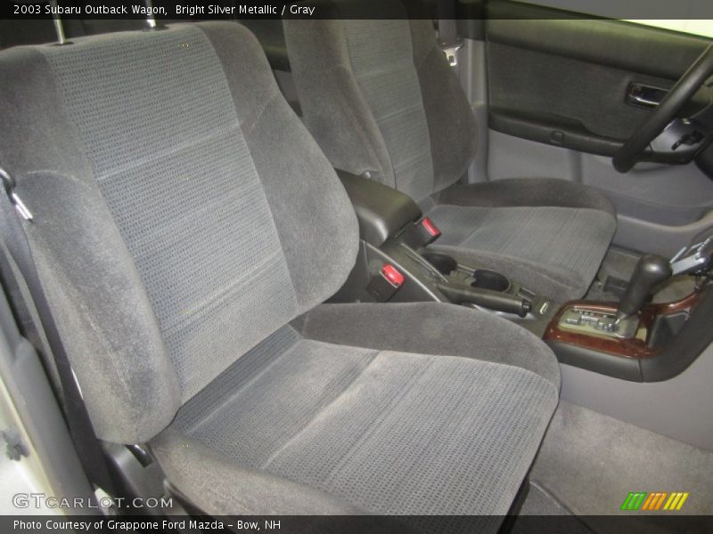 Bright Silver Metallic / Gray 2003 Subaru Outback Wagon