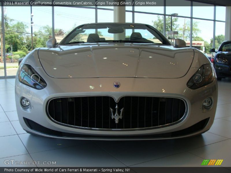 Grigio Touring (Silver) / Grigio Medio 2011 Maserati GranTurismo Convertible GranCabrio