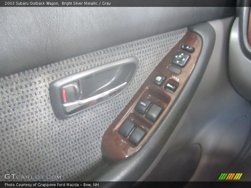 Bright Silver Metallic / Gray 2003 Subaru Outback Wagon