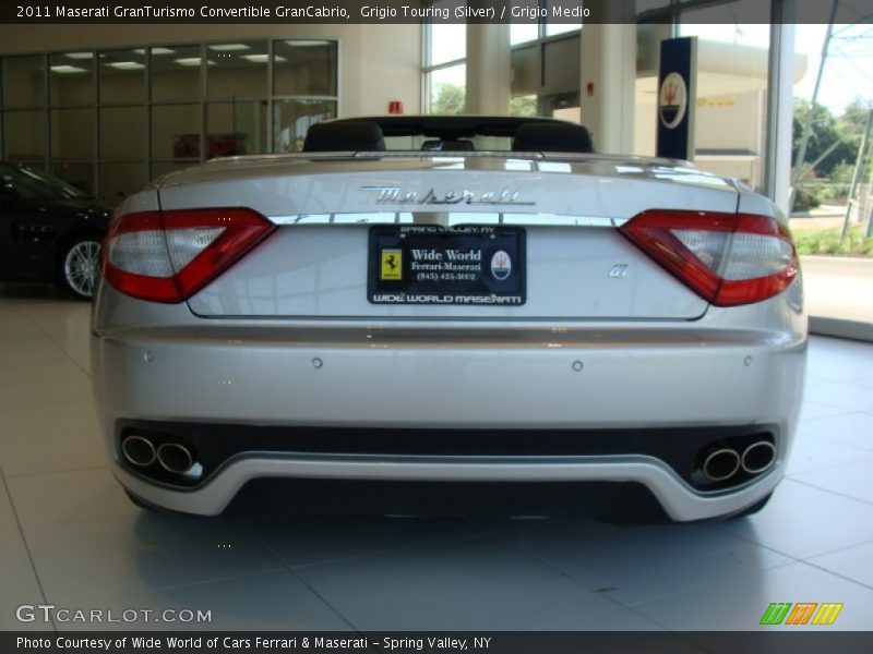 Grigio Touring (Silver) / Grigio Medio 2011 Maserati GranTurismo Convertible GranCabrio